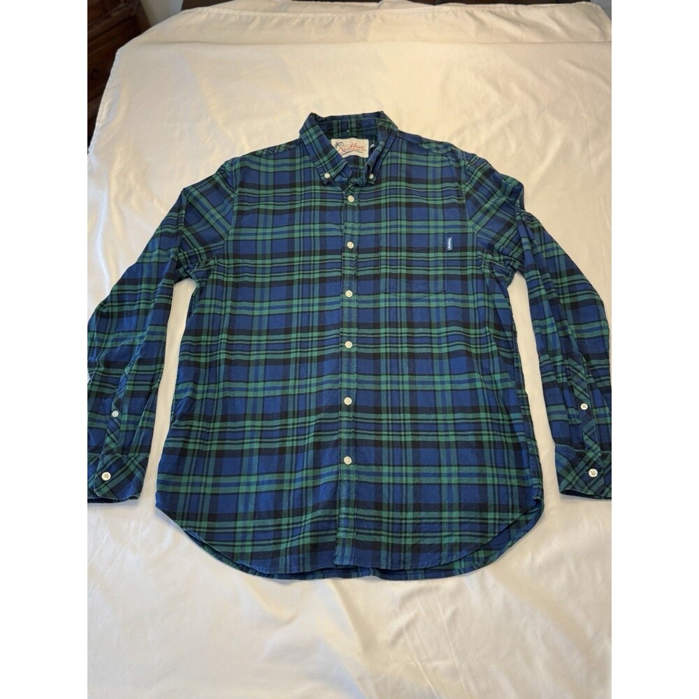Chubbies Flannel Shirt Plaid Button Down Long Sleeve Stretch Cotton Mens Large